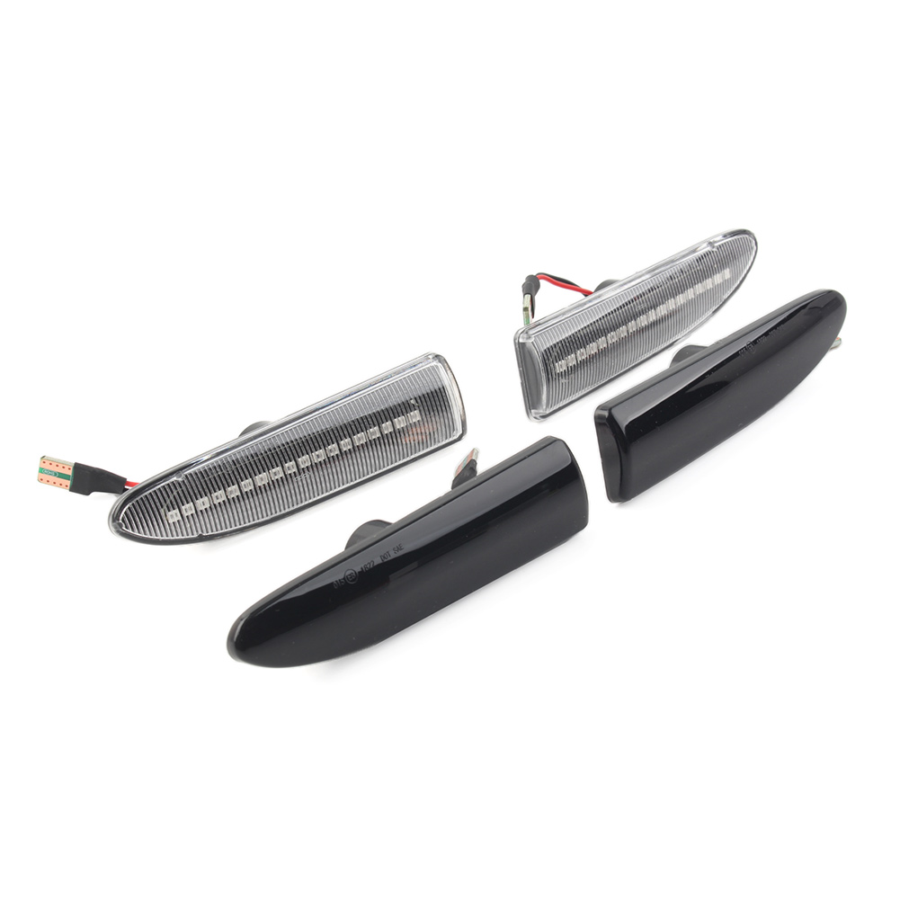 Clear LED Dynamic Side Marker Lights – Pair Left & Right – For Jaguar X-Type 2002–2008
