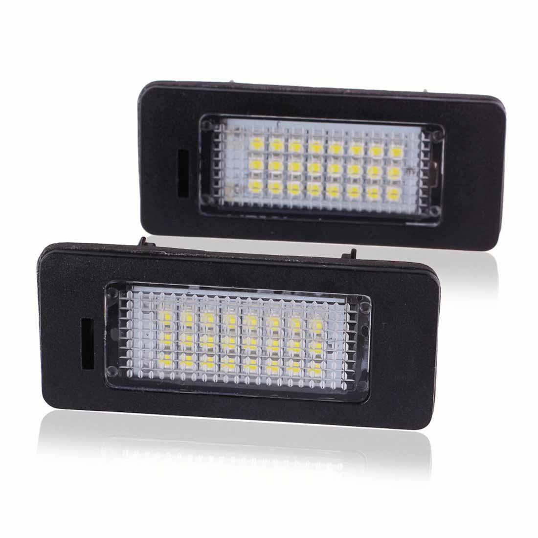 2x LED License Number Plate Light Canbus for Audi A4 S4 B8 A5 S5 TT Q5 VW PASSAT