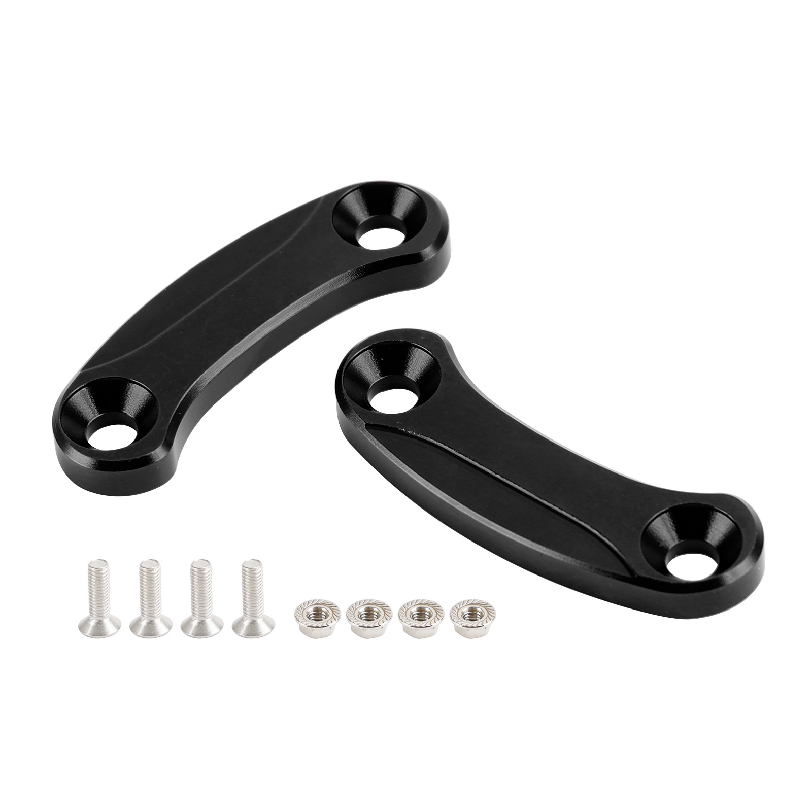 【一部汚れ有り】ハガキ15,400円分 Black mirror delete blanking block off plates fits Kawasaki