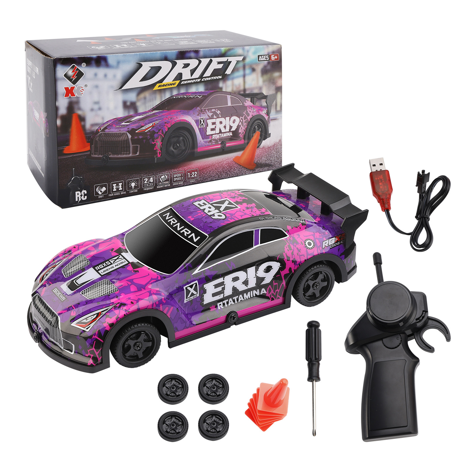 Wltoys 22206 RTR 1/22 2.4G 15km/h Racing Car Metal Chassis