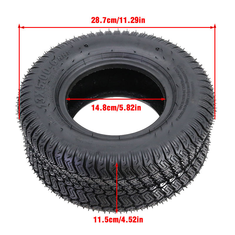 Description Picture 5 of item13x5.00-6 inch tubeless tires, vacuum tires, off-road tires, mini Buggy lawn mower, ATV scooter Replace tire