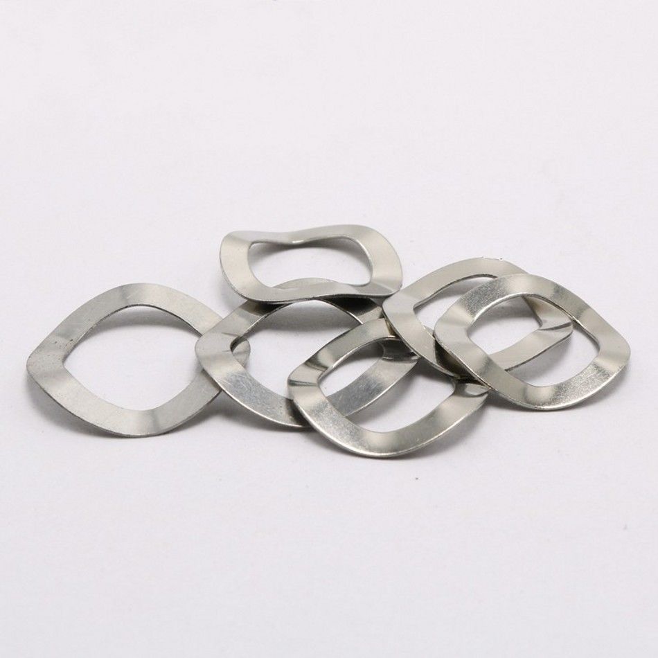 50X Spring Wave Washer Lock Washer Black Carbon Steel /Stainless Steel
