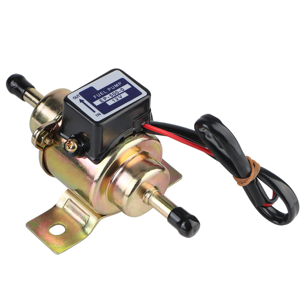 Bomba de combustible electrónica 12V vista frontal