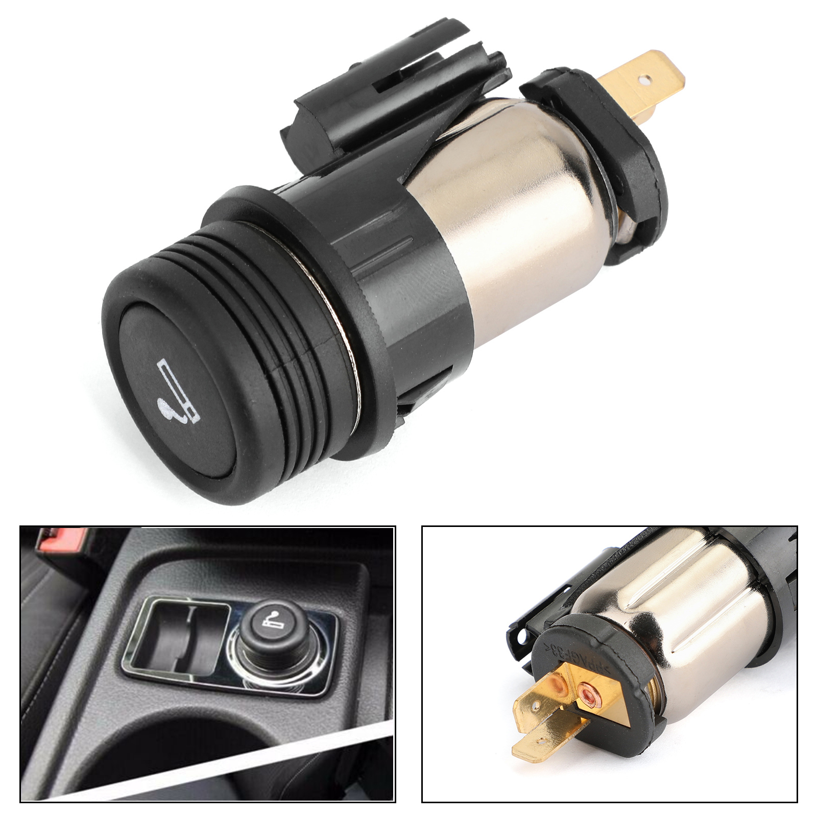 ford c max cigarette lighter Cigarette Lighter Element Set For Ford Fiesta Mondeo C-MAX S-MAX