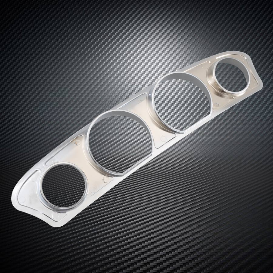 Chrome Fairing Gauge Radio Bezel Speaker Cover Trim Fit For Harley