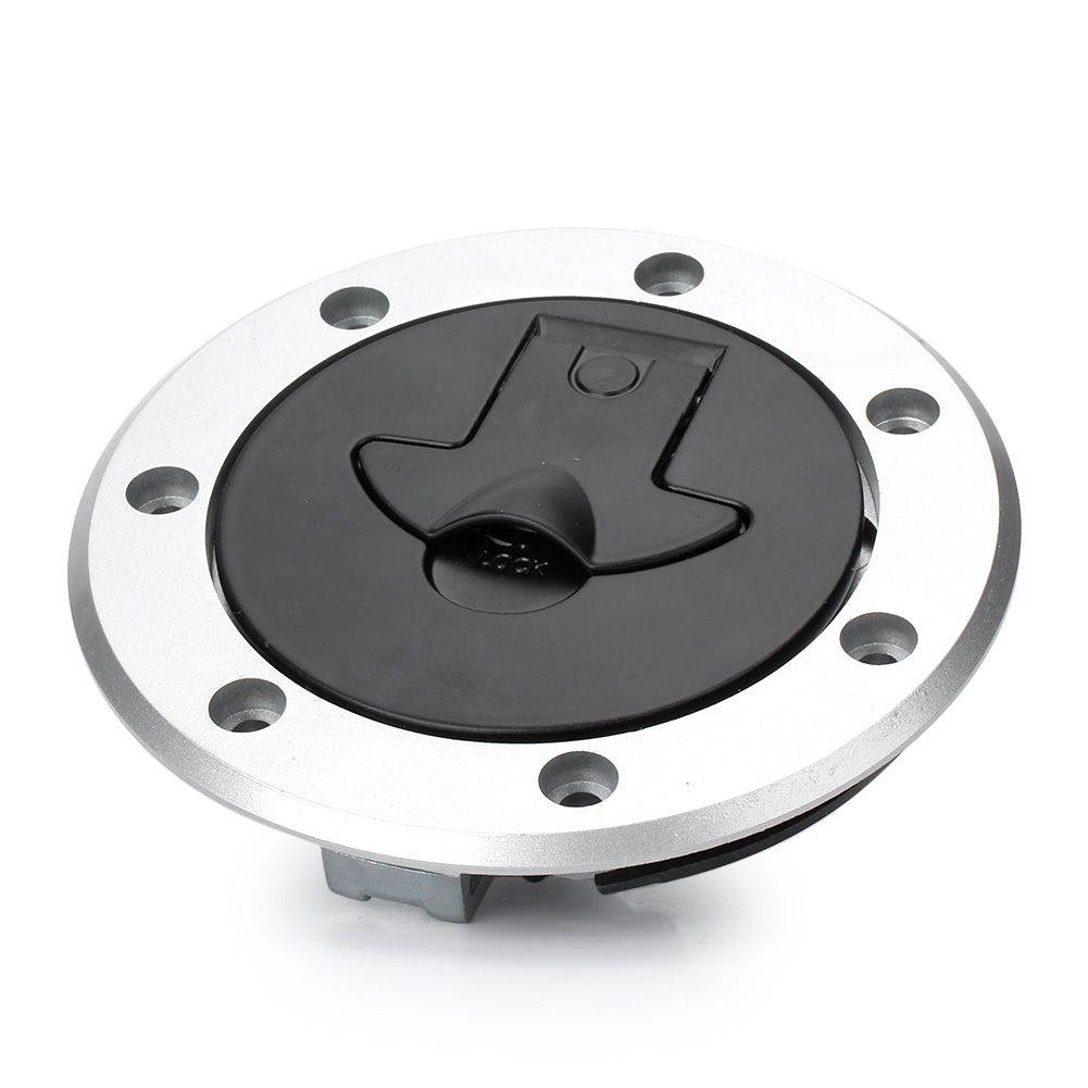 Fuel Gas Cap Cover Tank Lock Set + 2 Keys Fit KAWASAKIZX-6R ZX
