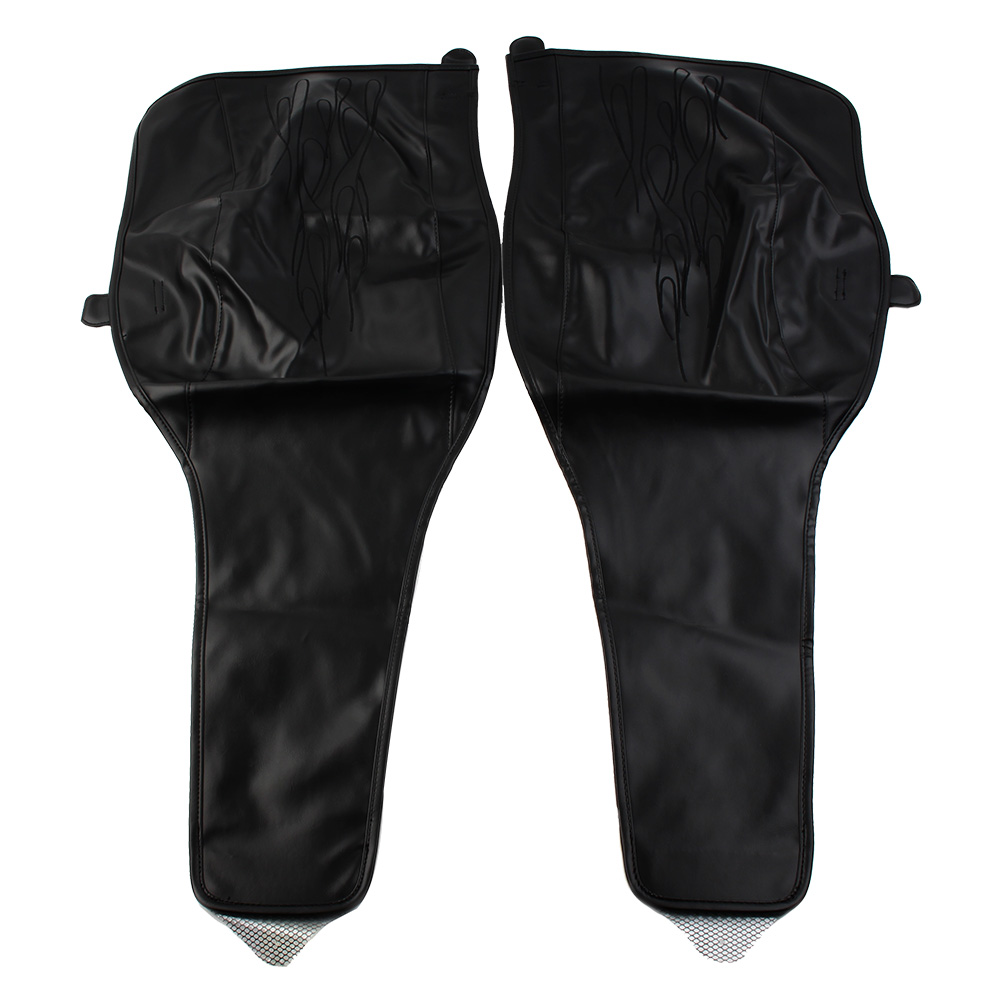 Pu Leather Motor Trike Fender Bra Motor Trike Rear Fender Bra Set PU  Leather For Harley Tri Glide, image size:1001x1001