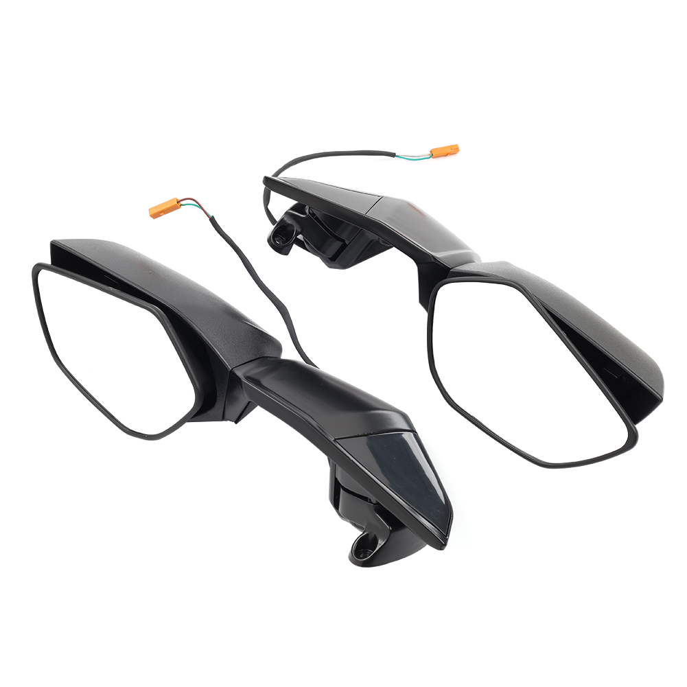 Rear View Mirrors w/ Turn Signals Fit For Kawasaki NINJA H2