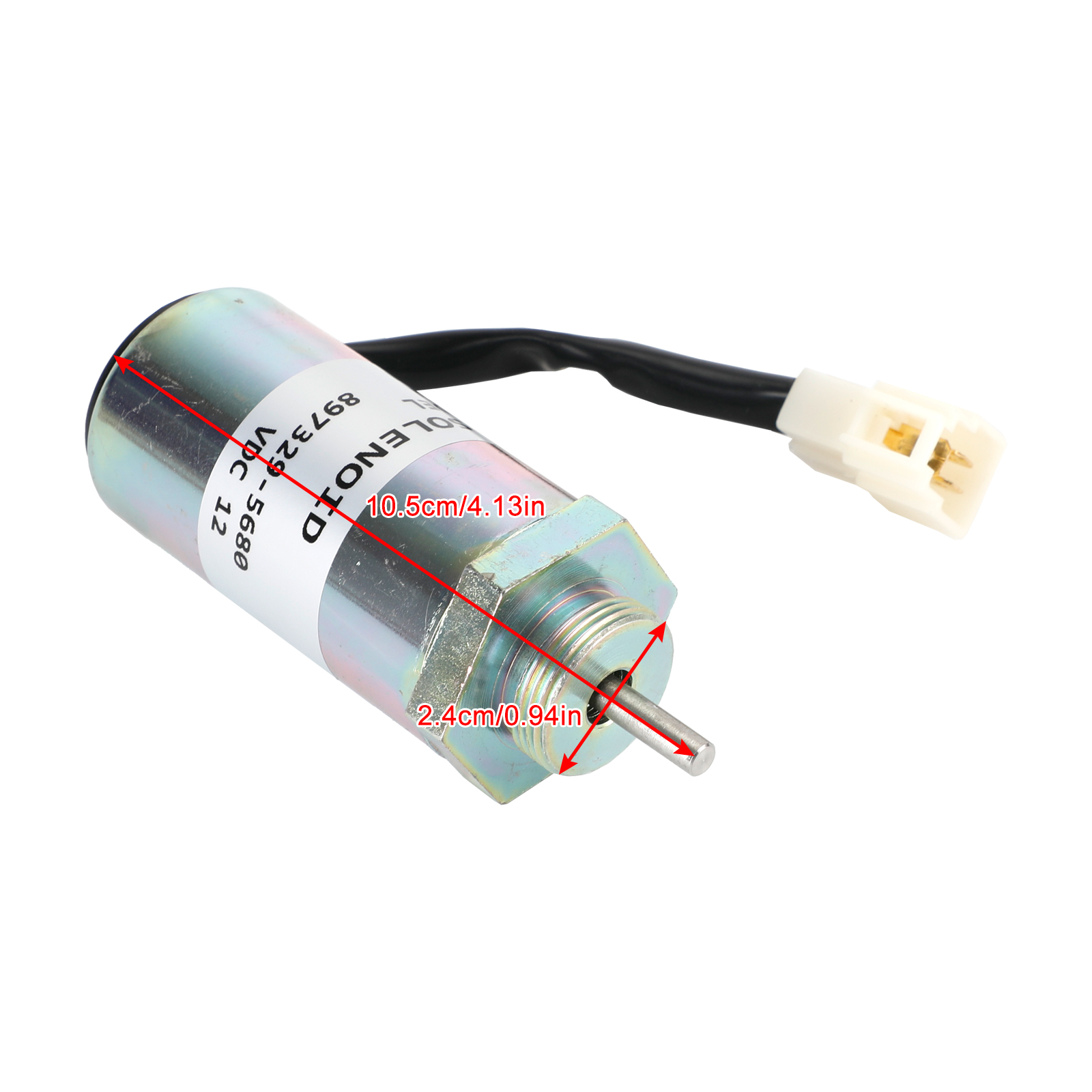 897329-5680 Fuel Shut Off Solenoid For Isuzu Engines 3LD1 3LD2
