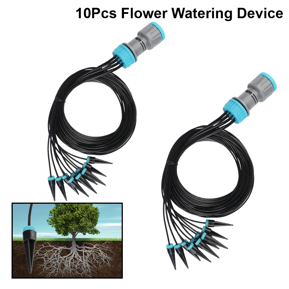 Dispositivo de riego automático para plantas y flores de jardín