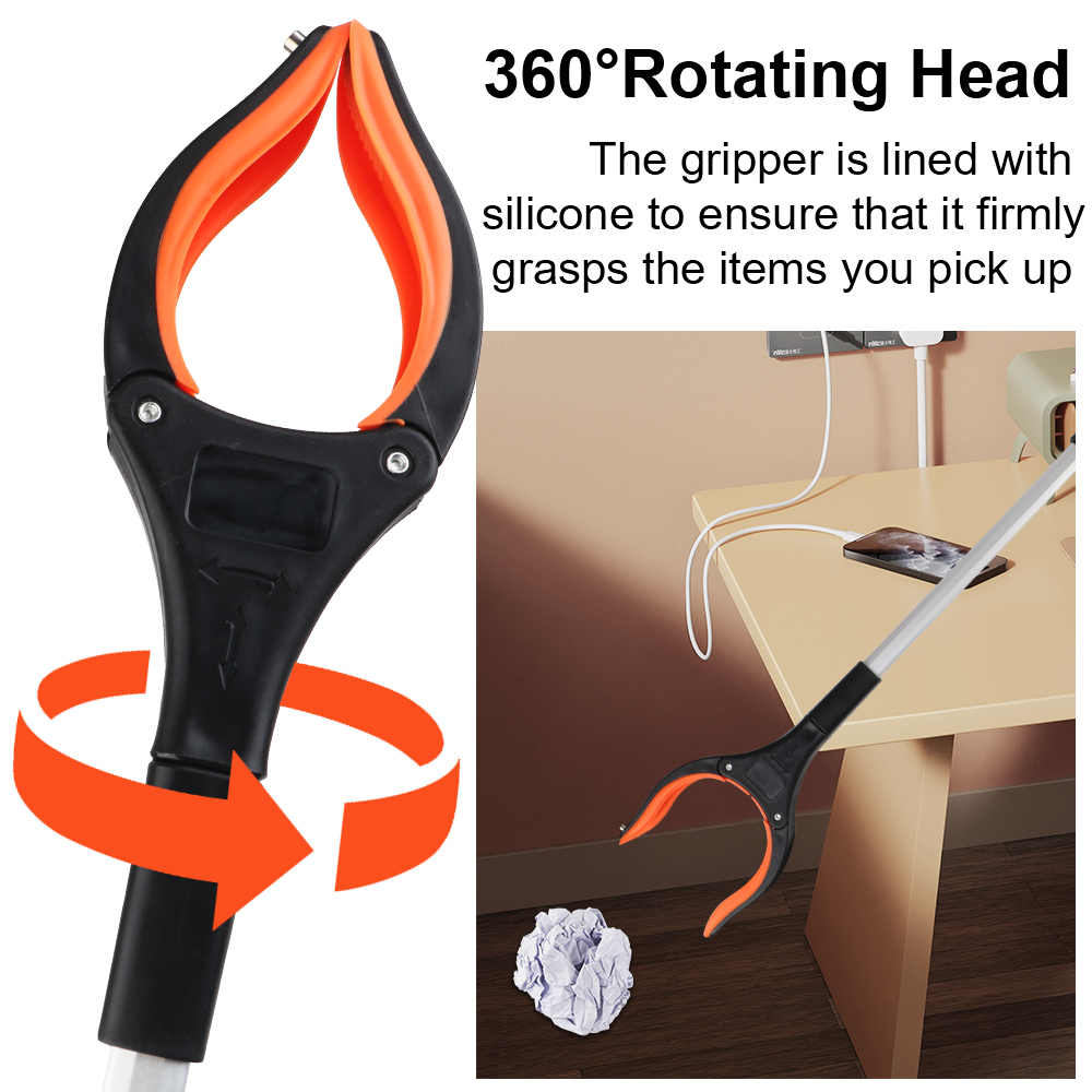Foldable Pick Up Tools Gripper Extender Collapsible Garbage Grabber Foldable Picker Multifunctional Litter Reachers Pickers