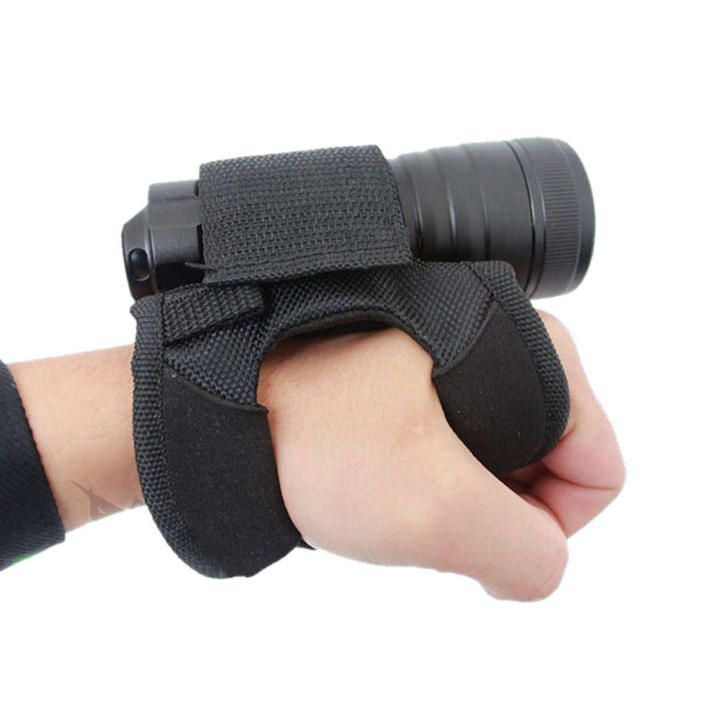 Universal Scuba Diving Flashlight Holder Glove Light Lamp Torch Hand