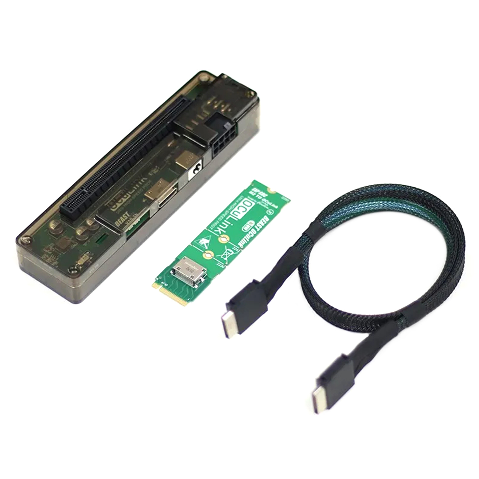 EXP GDC OCuLink Dock PCIe 4.0 x4 External Card Adapter M.2 Mkey to