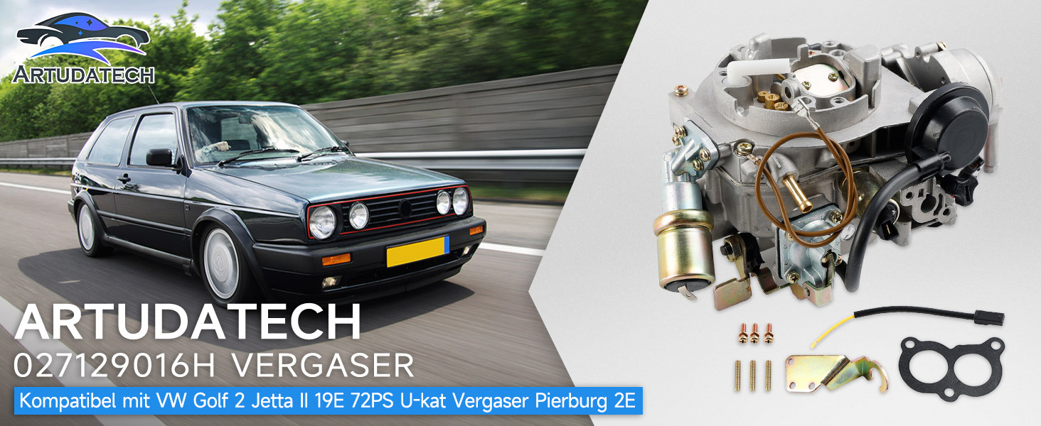 027129016H Carburetor For VW Golf 2 Jetta II 19E 72PS US | eBay