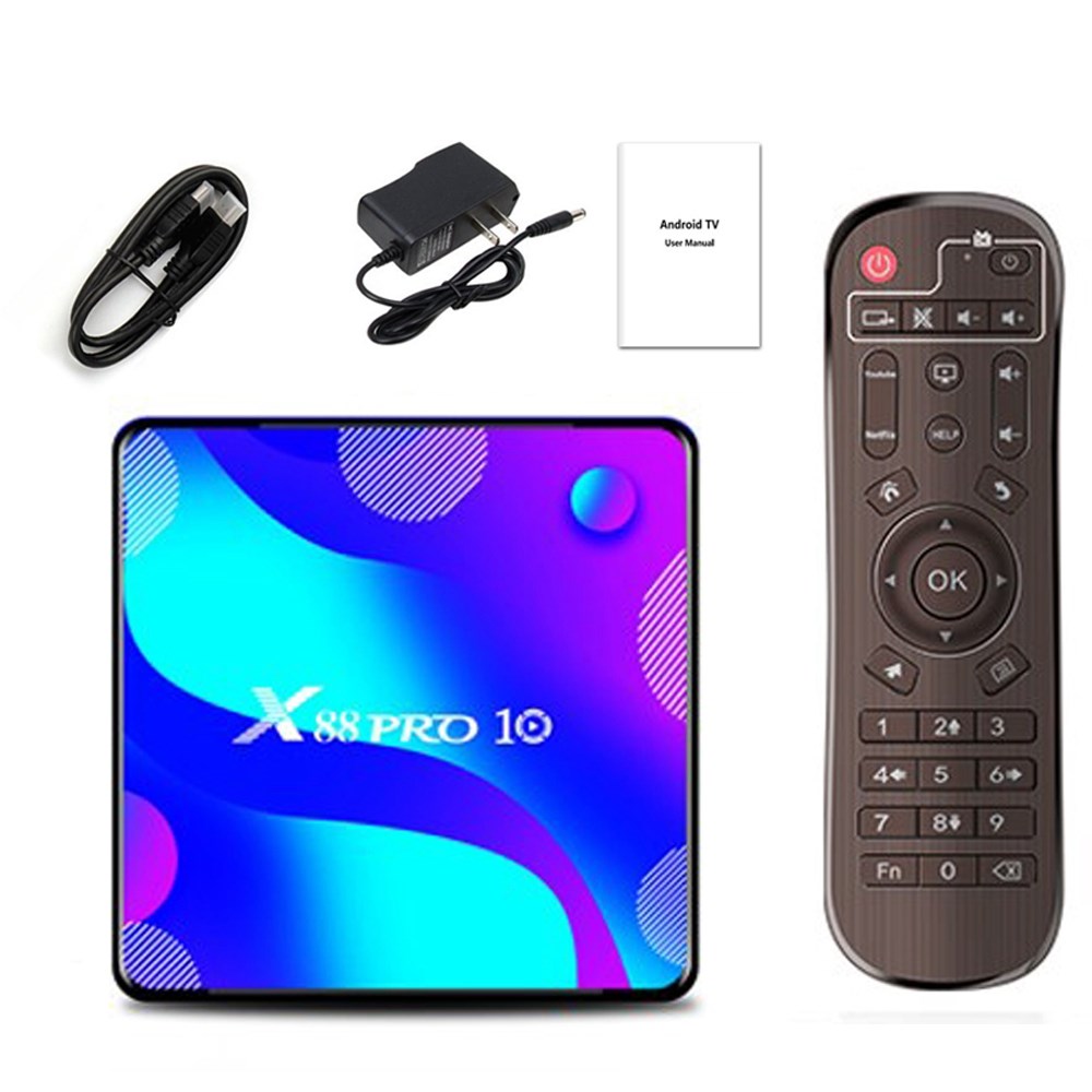 X88 Pro 10 Android Tv Box 11.0 Smart Tv Box Rk3318 2Gb 16Gb