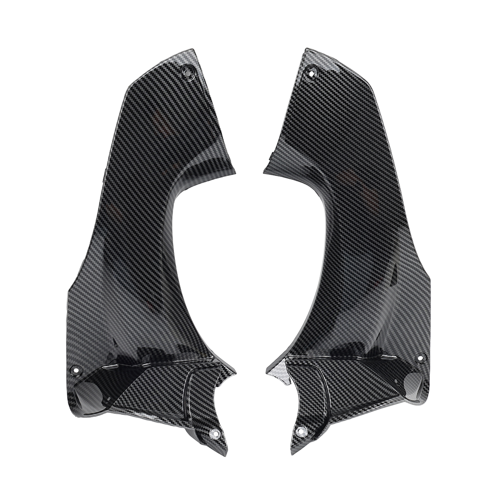 2x Carbon Look Air Intake Cover Carbon Fiber For Kawasaki Ninja ZX