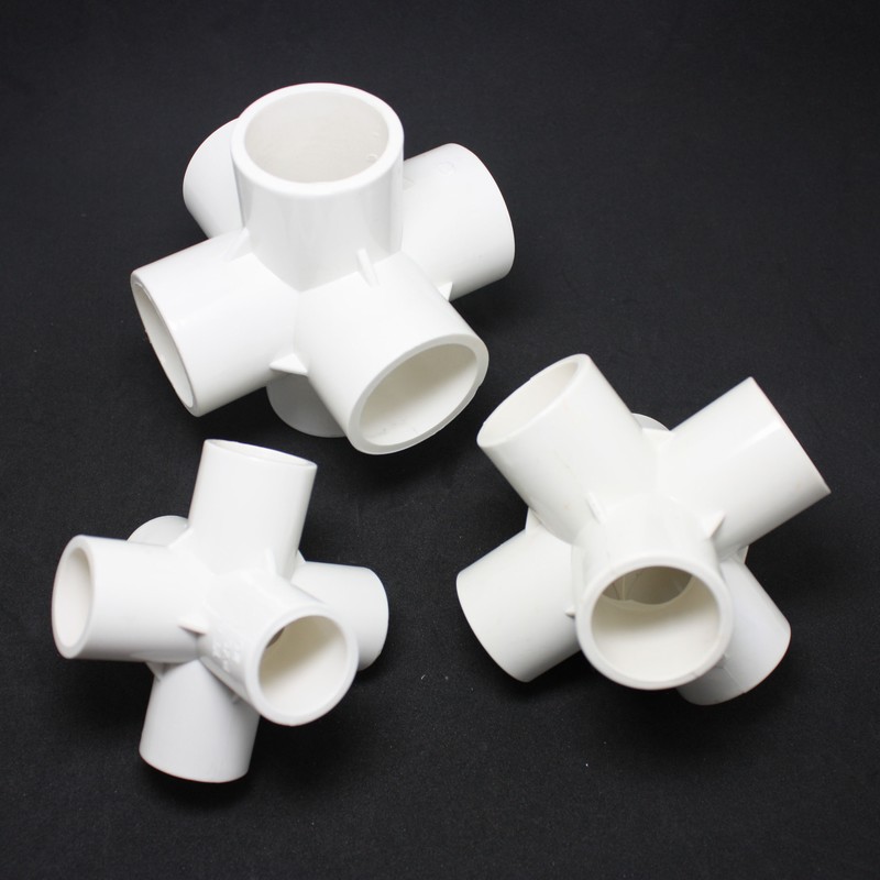 PVC Water Tube Adapter 3 4 5 6 Way Connector 20mm 25mm 32mm Inner Dia