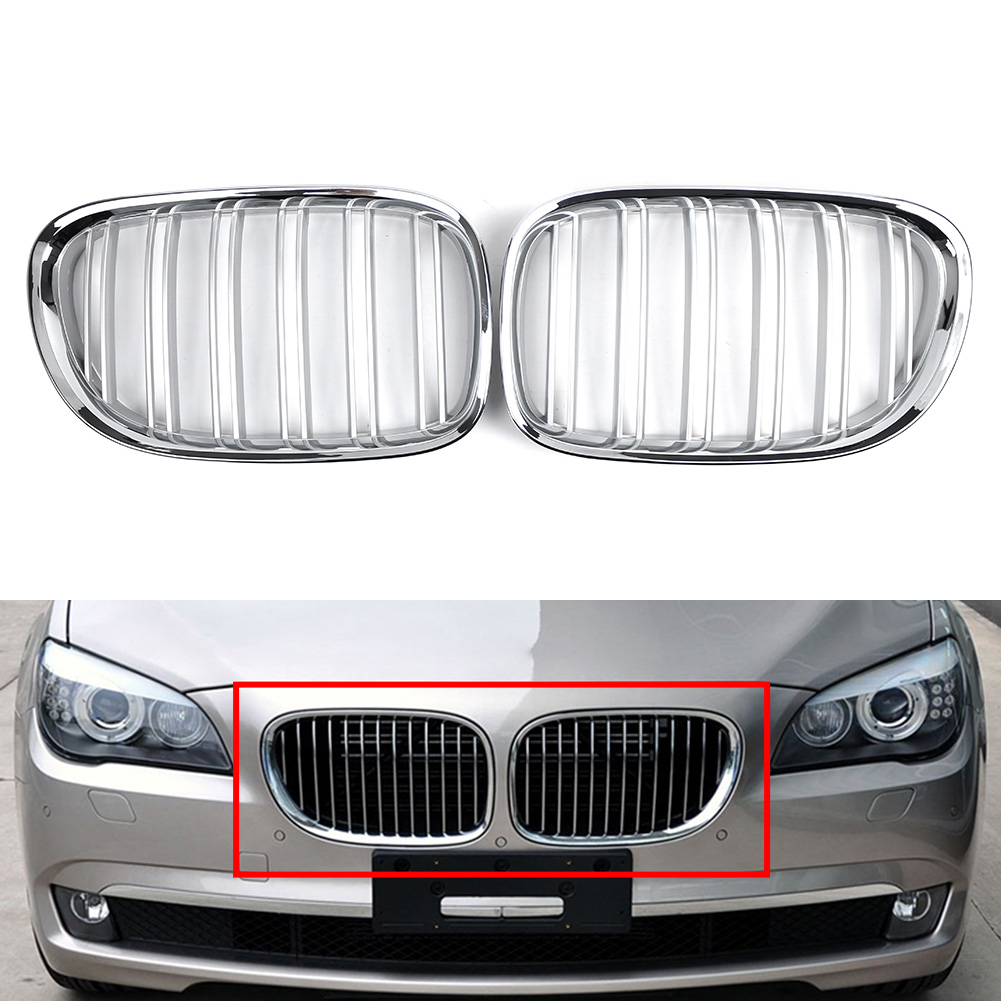 For BMW 7 Series F01 F02 730LI 740LI 750LI Chrome Front Kidney