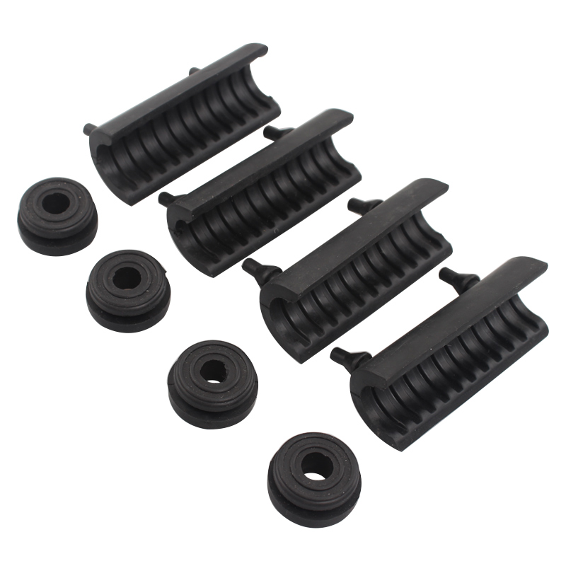 Rubber Grommets Support Cushion Hard Saddlebag For Harley Touring FLHR