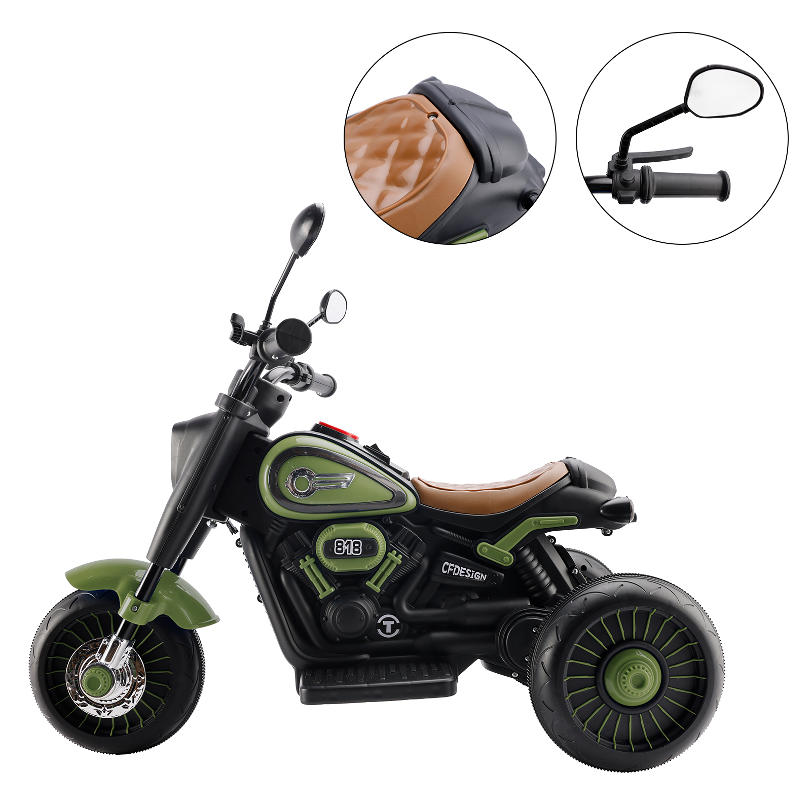 3-Wheel 6V Kid Ride On Motorcycle