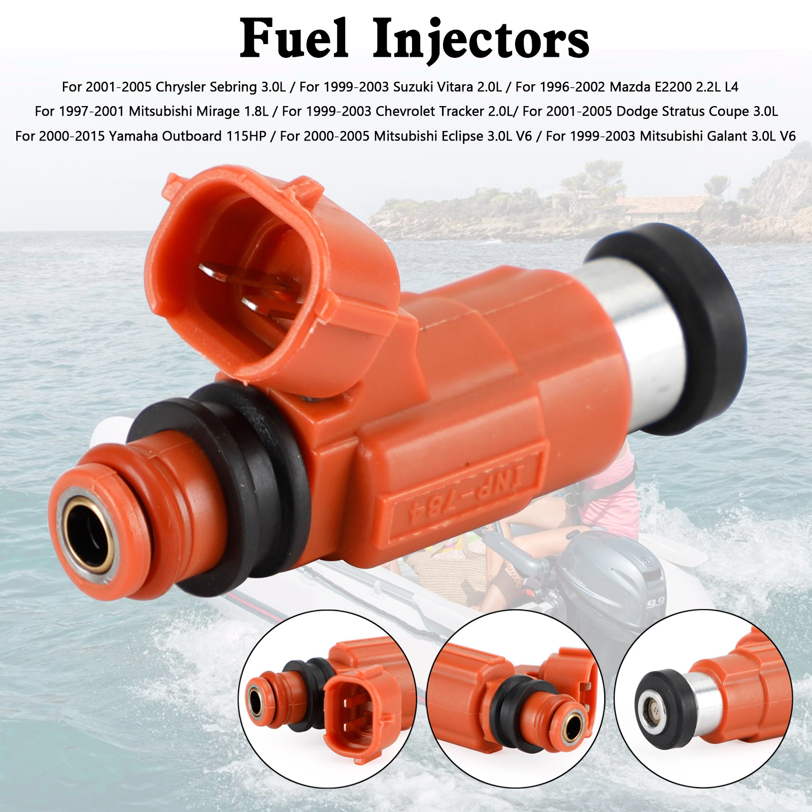 6 x Fuel Injectors For FORD BA BF Falcon XT Fairlaine XR6 Territory 0280156123 B 6 x Fuel Injectors For FORD BA BF Falcon XT Fairlaine XR6 Territory 0280156123 B