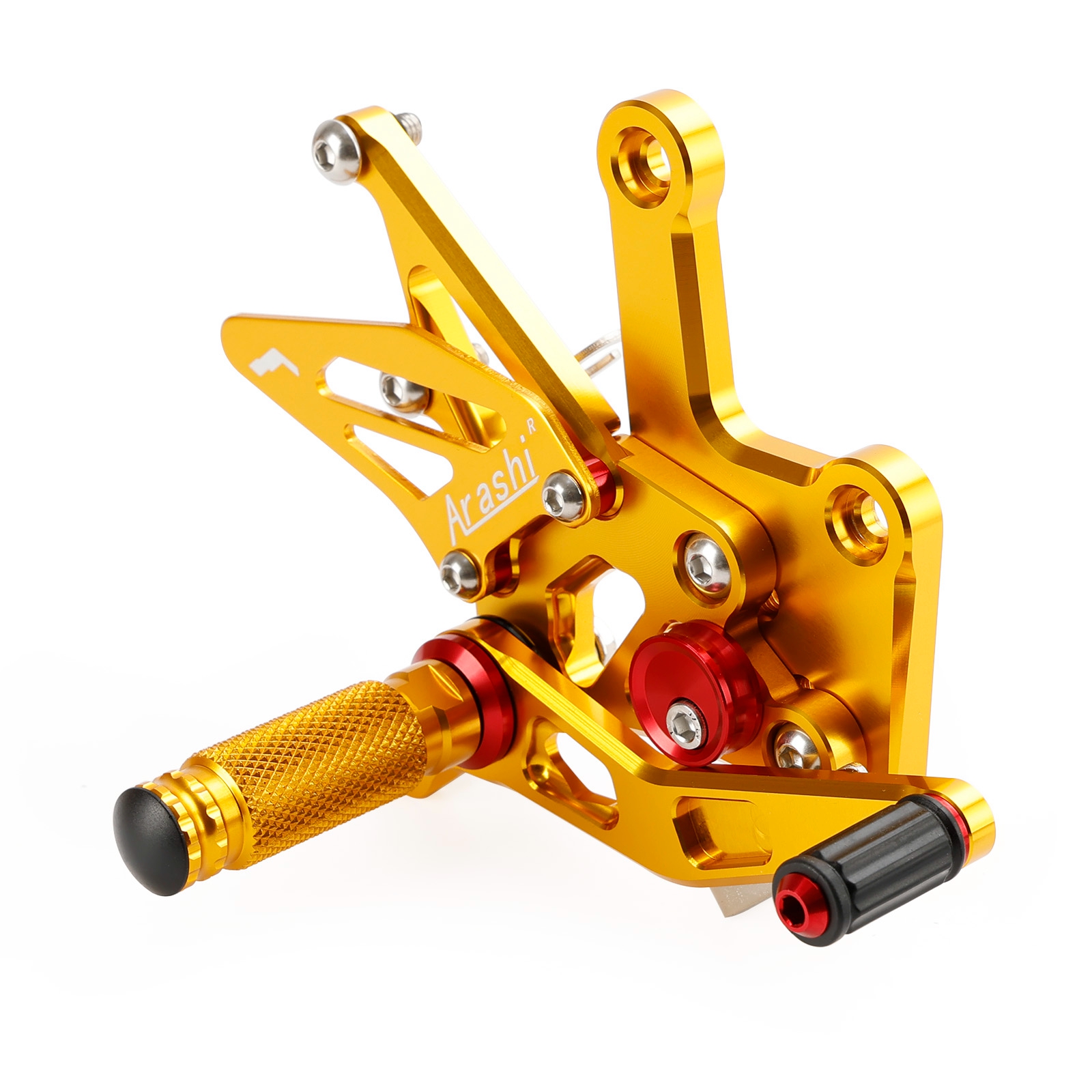 ALU GOLD ADJUSTABLE REAR SET REARSET FOR KAWASAKI NINJA ZX-4