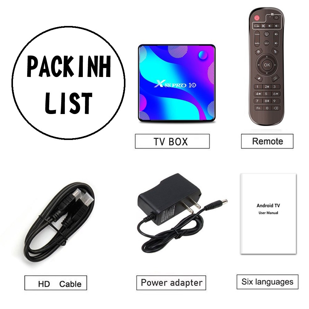Telecomando IR Ricambio Per X88 Pro Android TV Box – Compatibile Con RK3528, Nero