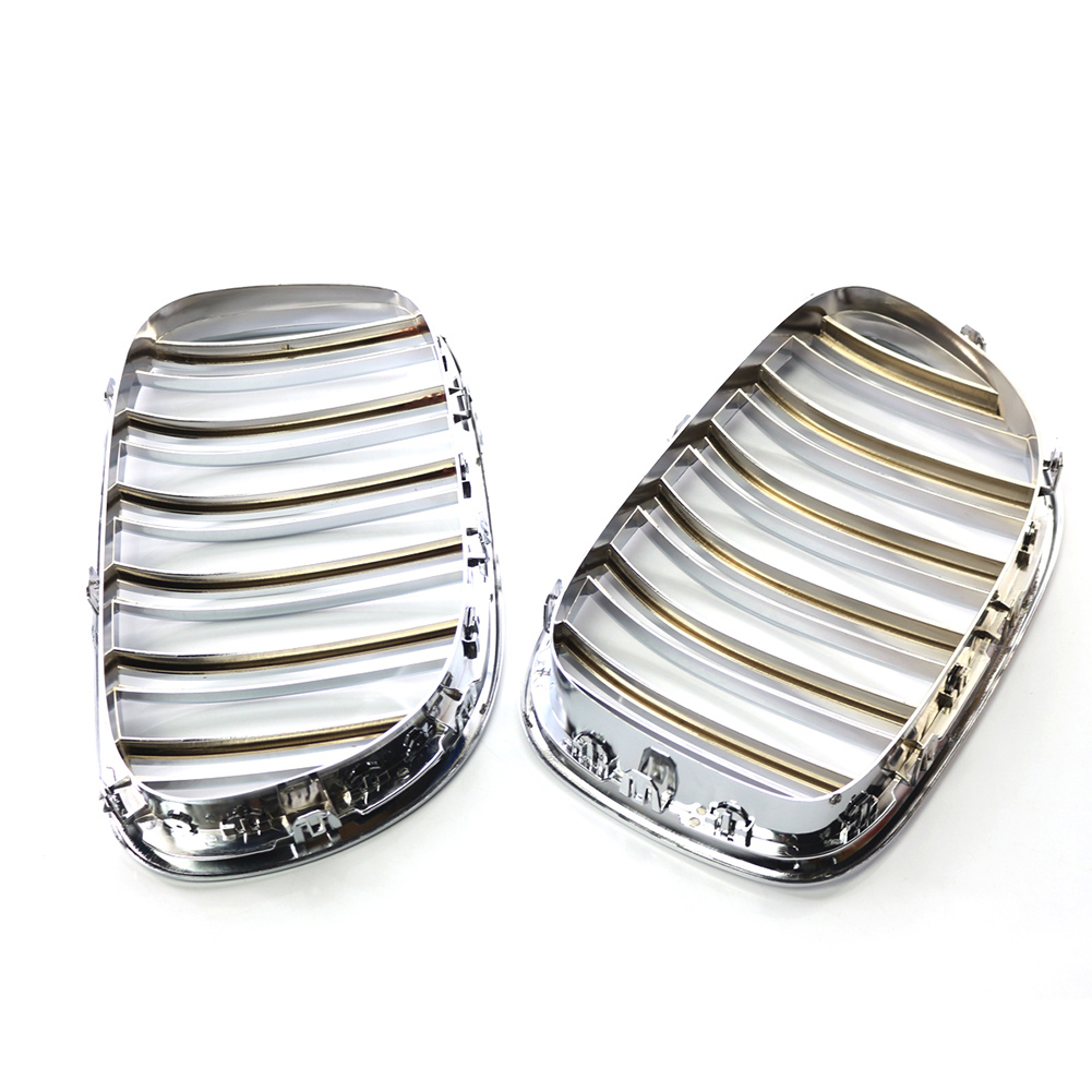 Grille Double Lamelles Grilles Avant Sport Noir Brillant Pour BMW