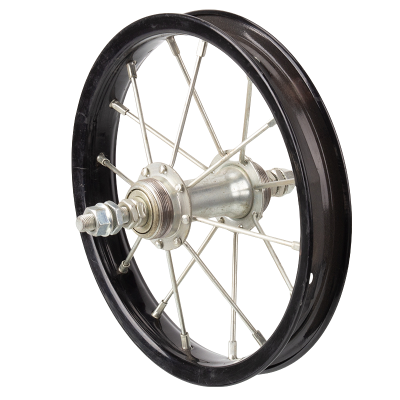 Description Picture 5 of itemDurable 12 inch children's bicycle with personalized black rear wheels