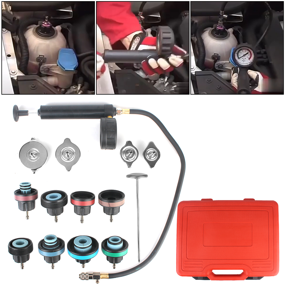 Accesorios y adaptadores para comprobar el sistema de refrigeración