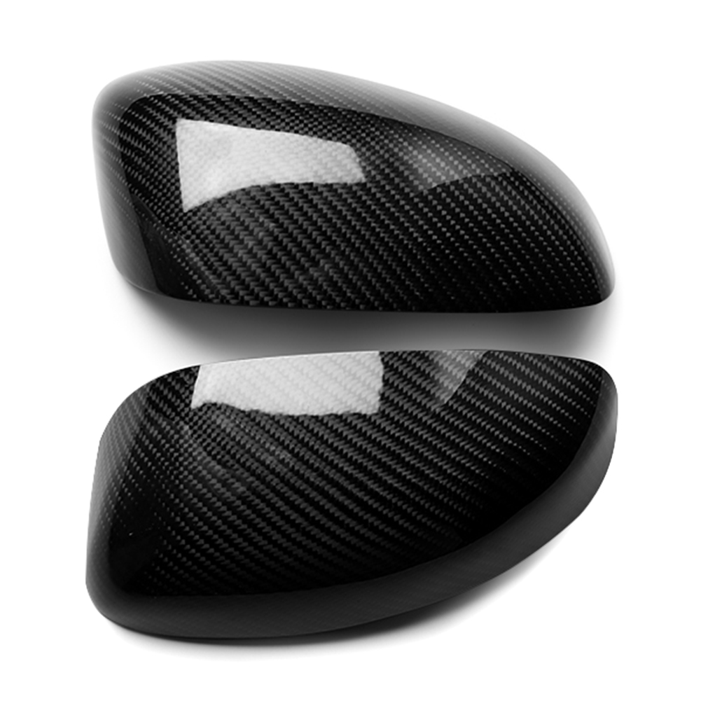Carbon Fiber Rearview Door Mirror Cover Side Wing Mirror Cap For