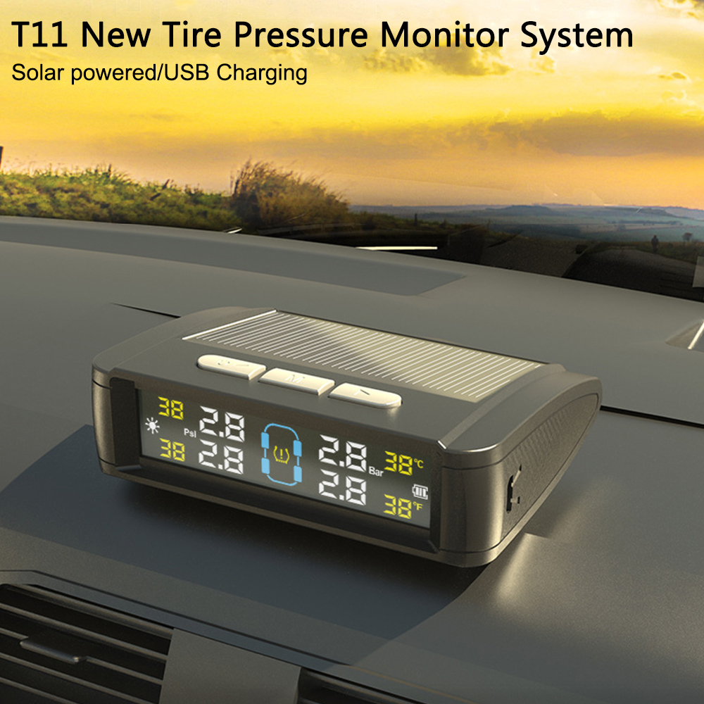 Pantalla LCD y sistema TPMS para supervisar los neumáticos