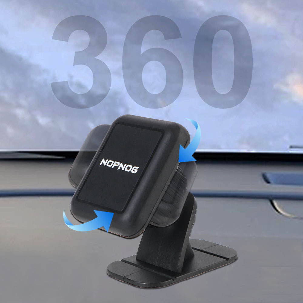Soporte de coche orientable para GPS y grabadora de conducción