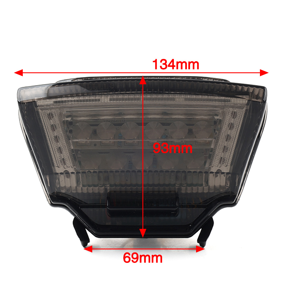 Integrated LED Brake Tail Light Turn Signals For Kawasaki Ninja ZX