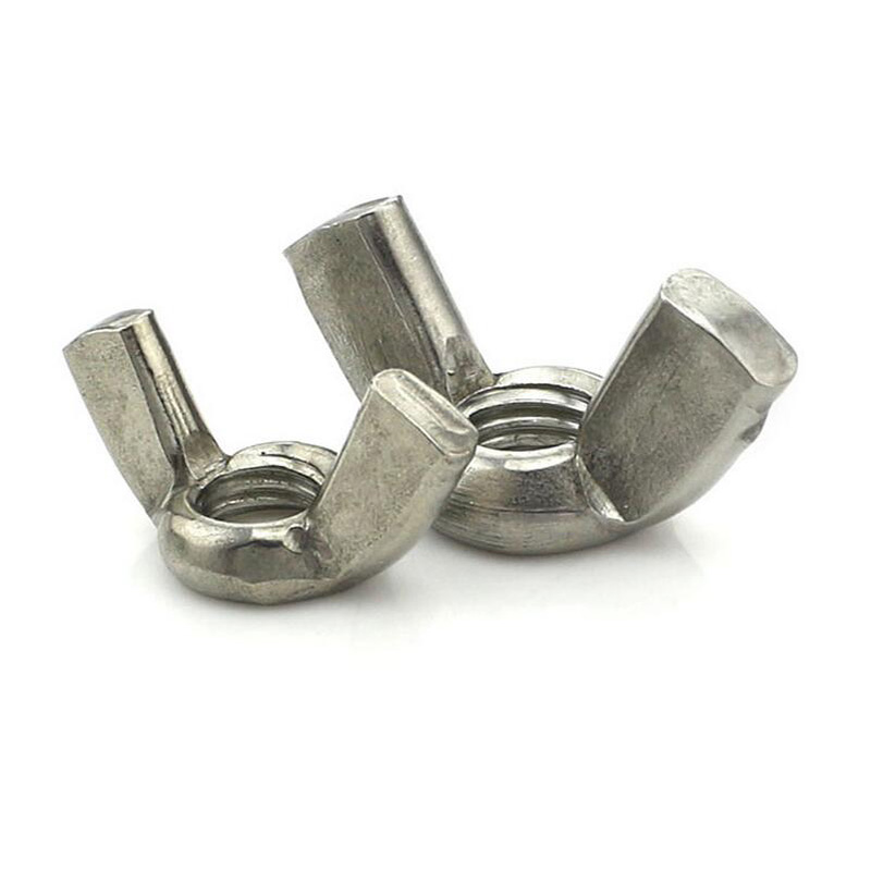 M3 M4 M5 M6 M8 M10 M12 Butterfly Nut Wing Nuts A2 Stainless Steel DIN