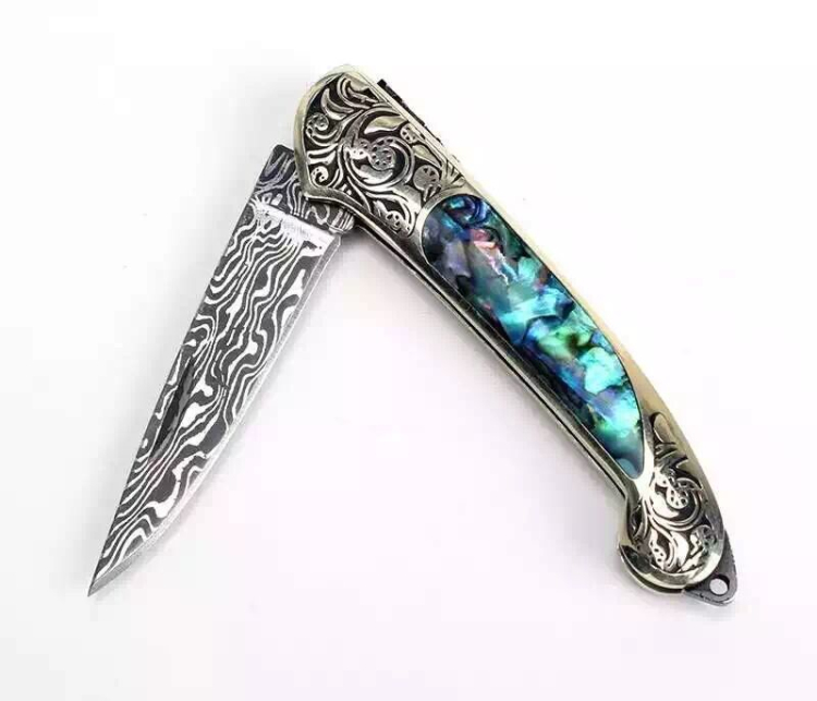 Abalone Shell Knife Handle Acrylic Scale Slabs Material Making Knives