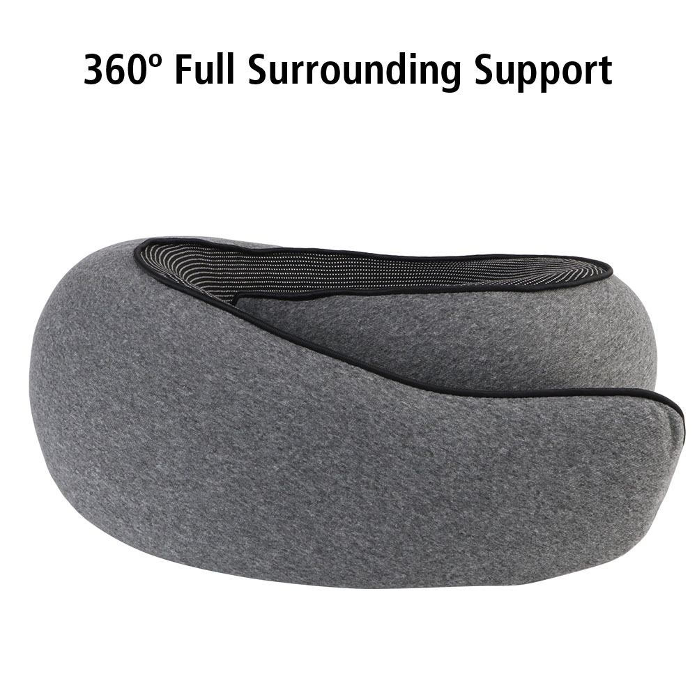 Almohada de viaje en forma de U con espuma viscoelástica