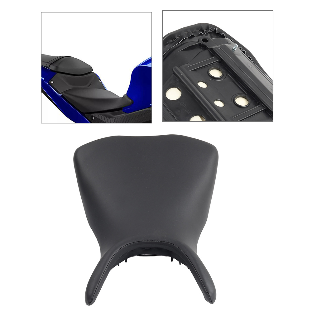 Front Driver Seat Passenger Cushion Black For Yamaha YZF R3 2015