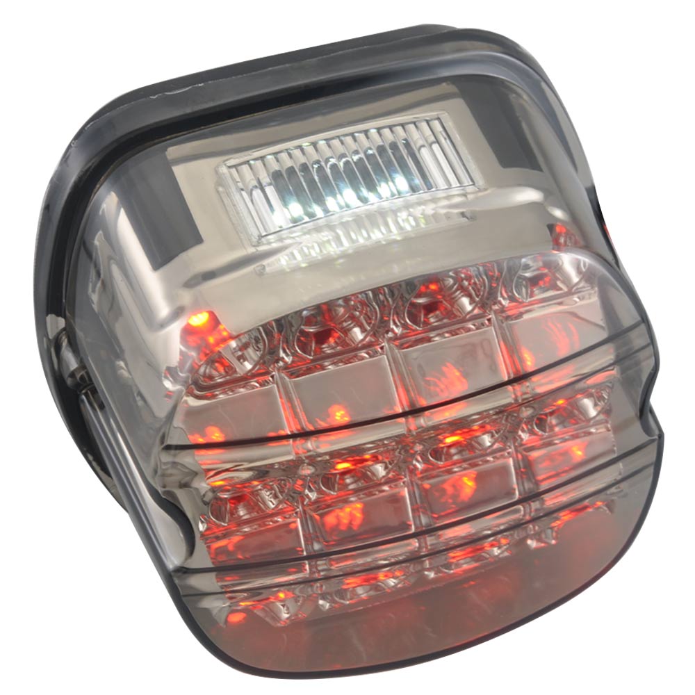 Motorcycle LED Tail Light Smoke Rear Lens For Harley Davidson Softail Electra eBay