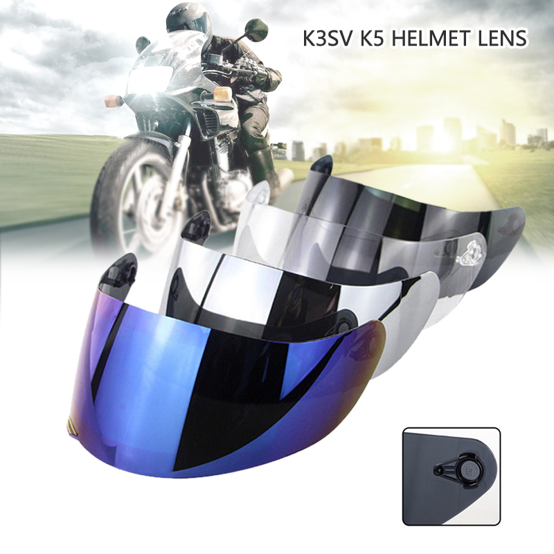Anti-glare//UV Motorcycle Helmet Full Face Shield Lens Visor for AGV K1 K5 K3SV