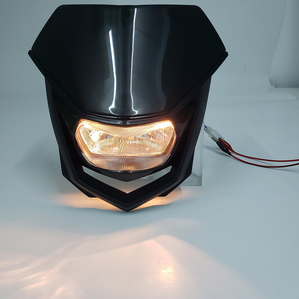 るーむ 1 Pcs Red Universal Headlight Head Lamp Fairing For